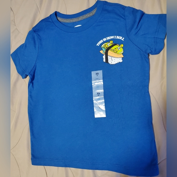 💥3 for $10💥OLD NAVY Boy Blue Tshirt. NEW - Picture 1 of 4